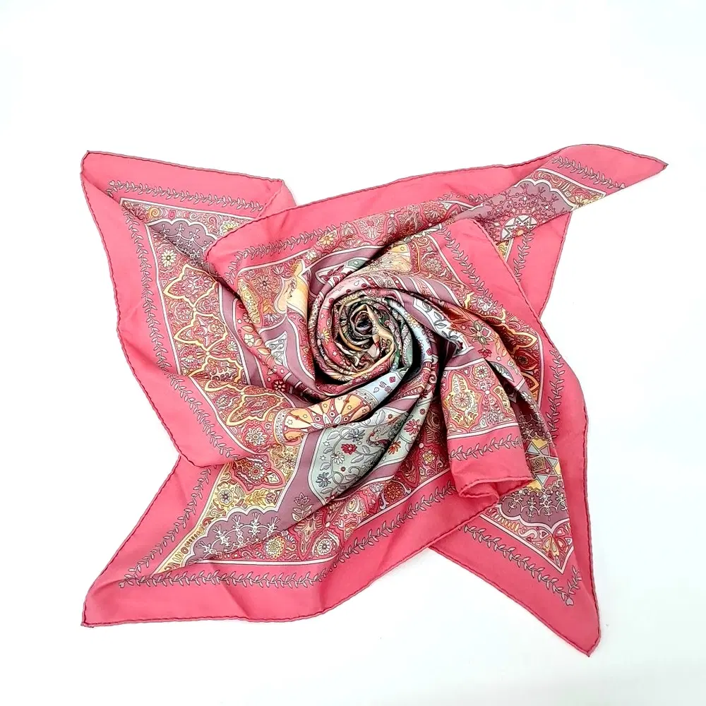 Hermes silk scarf