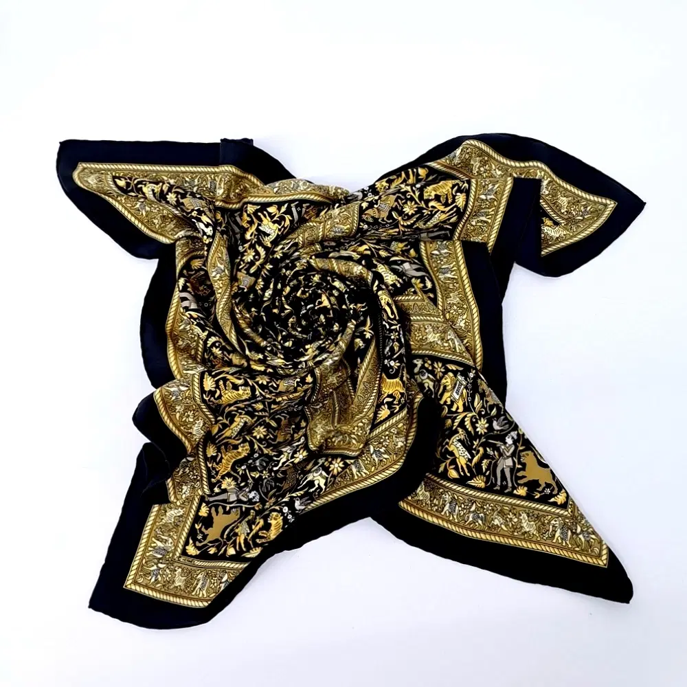 Hermes silk scarf