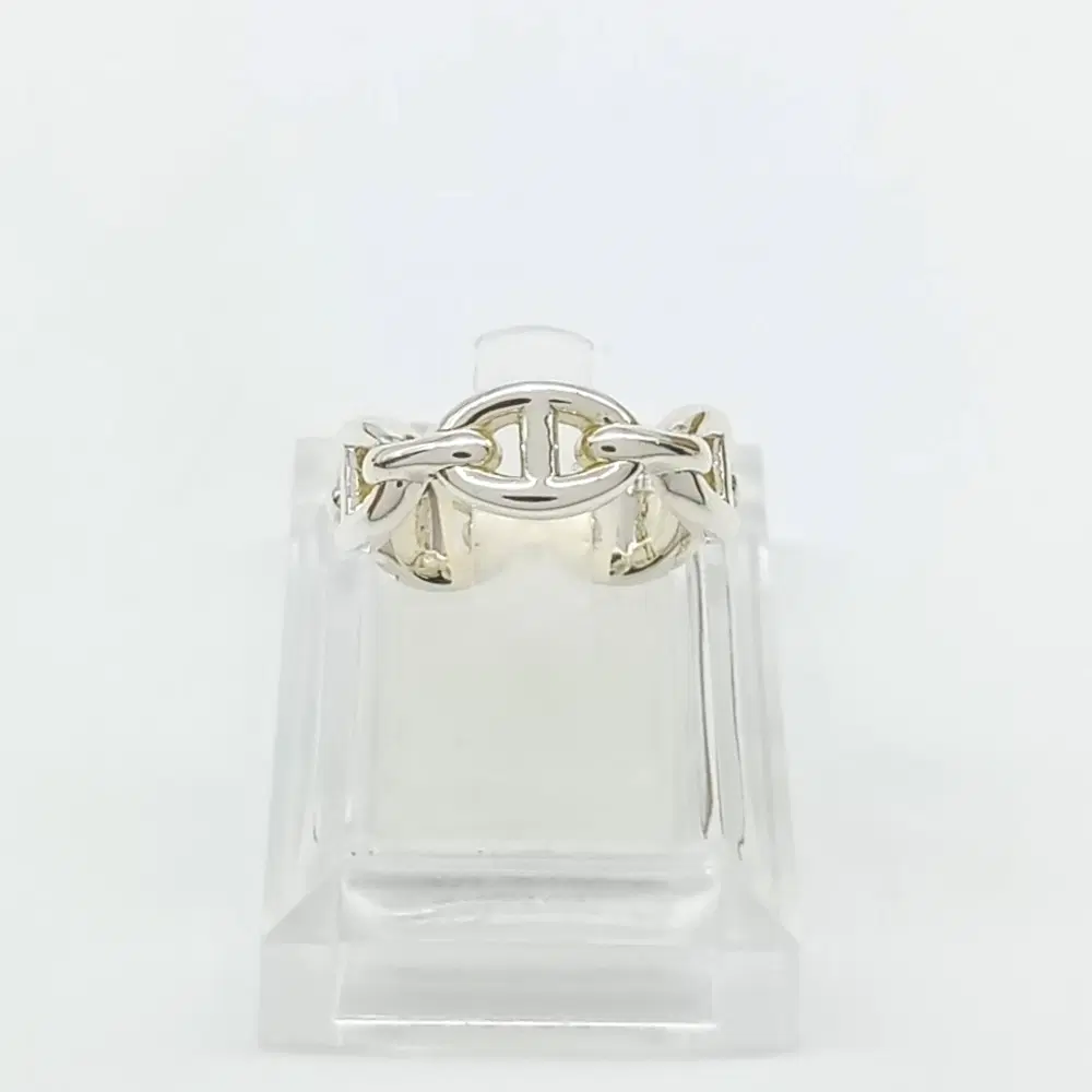 Hermes silver chandelier ring