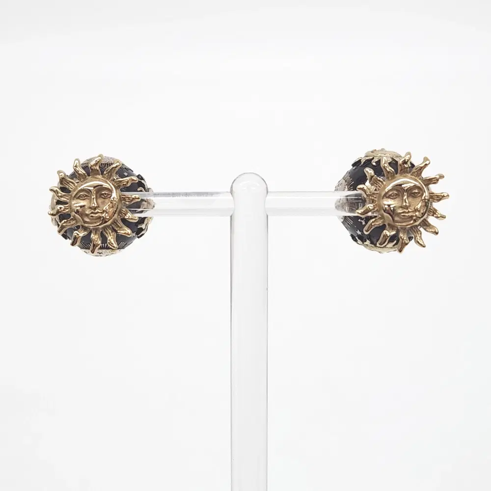 Christian Dior tribal earrings