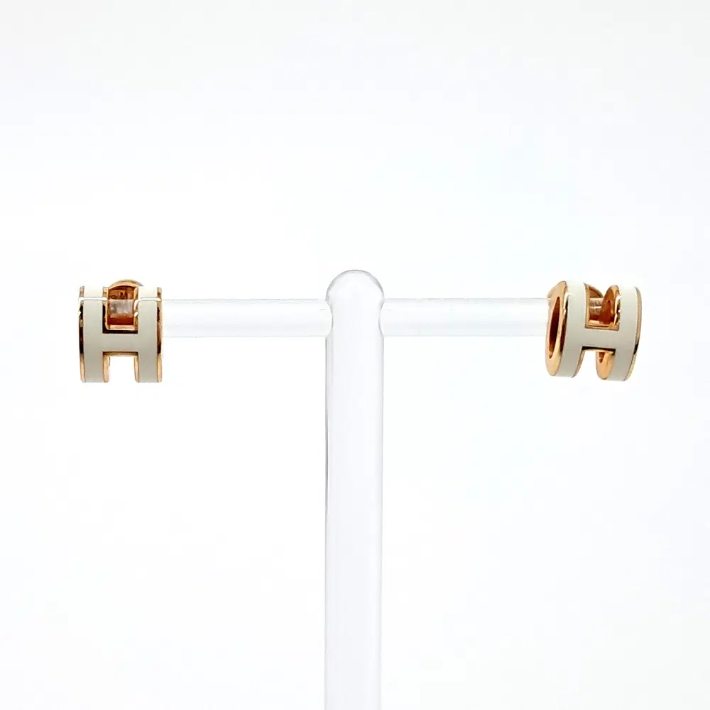 Hermes Mini Pop H Logo Earrings