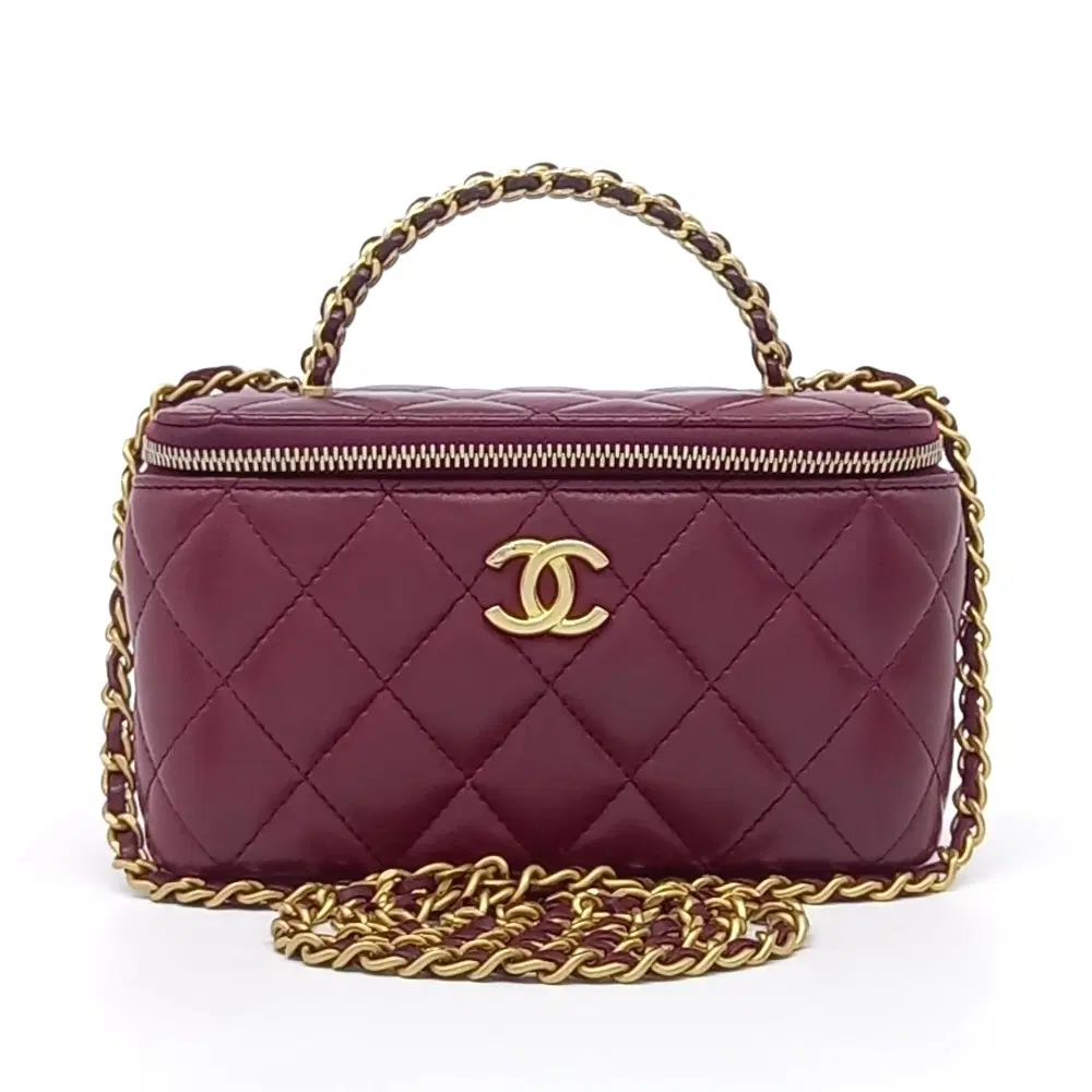 Chanel Top Handle Vanity Crossbody Bag AP3012