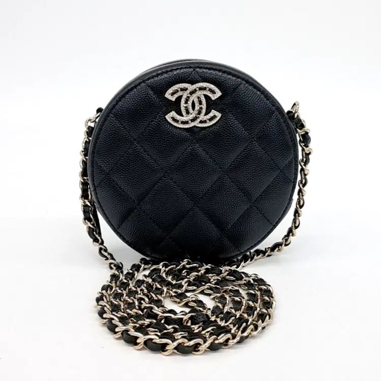 Chanel Caviar Round Crossbody Bag AP2736-Hover-Image