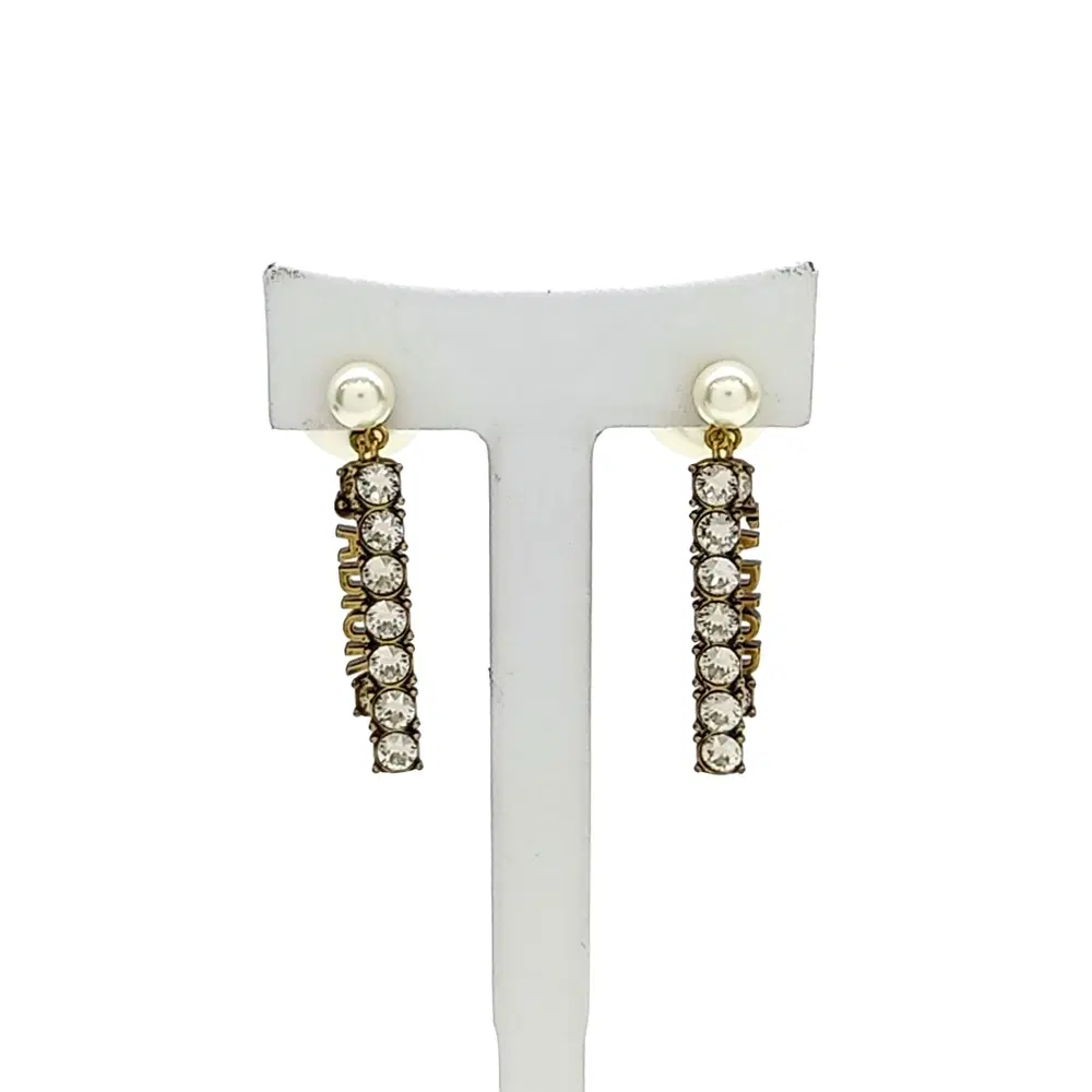 Christian Dior tribal earrings