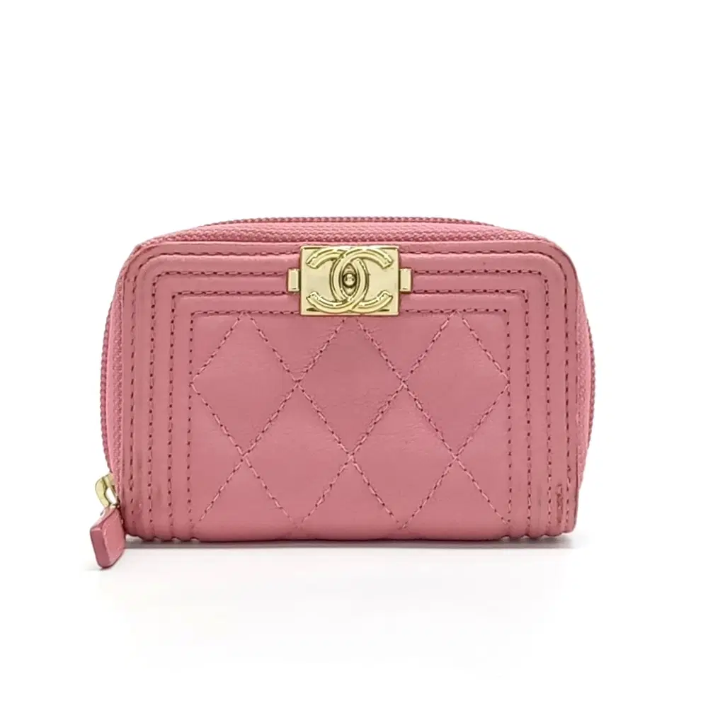 Chanel Caviar Boy Card Holder