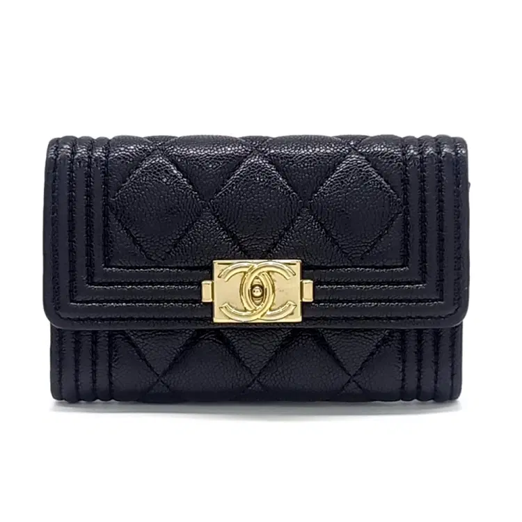 Chanel Caviar Boy Card Holder-Hover-Image