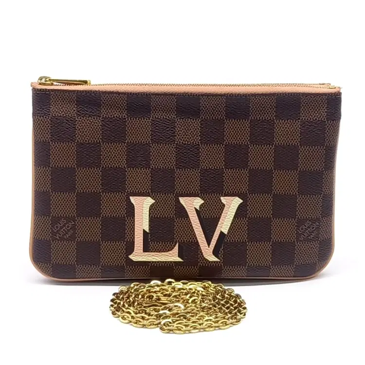 Louis Vuitton Damier Pochette Double Zip-Hover-Image