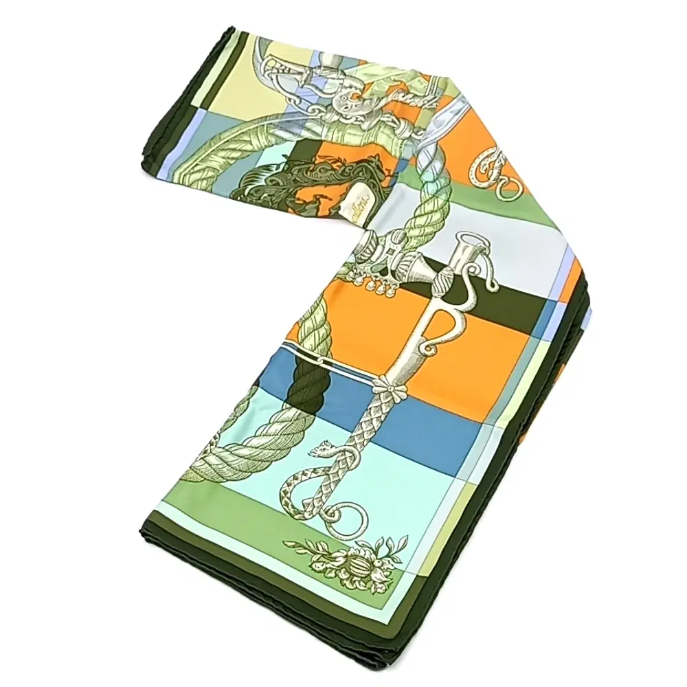 Hermes silk scarf