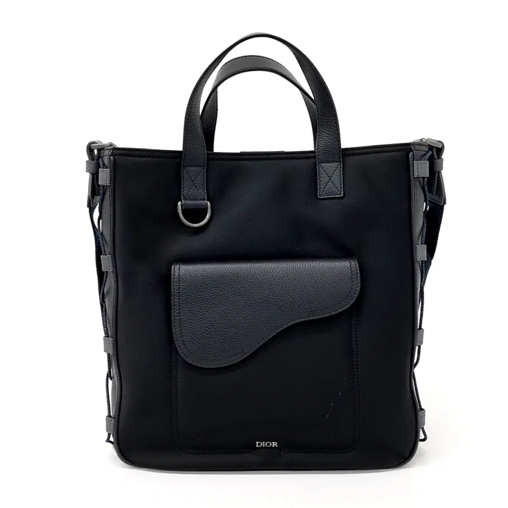 Dior Homme X Sacai Saddle Tote and Shoulder Bag