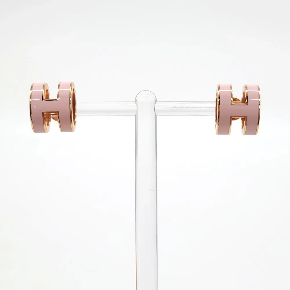 Hermes Pop H logo earrings