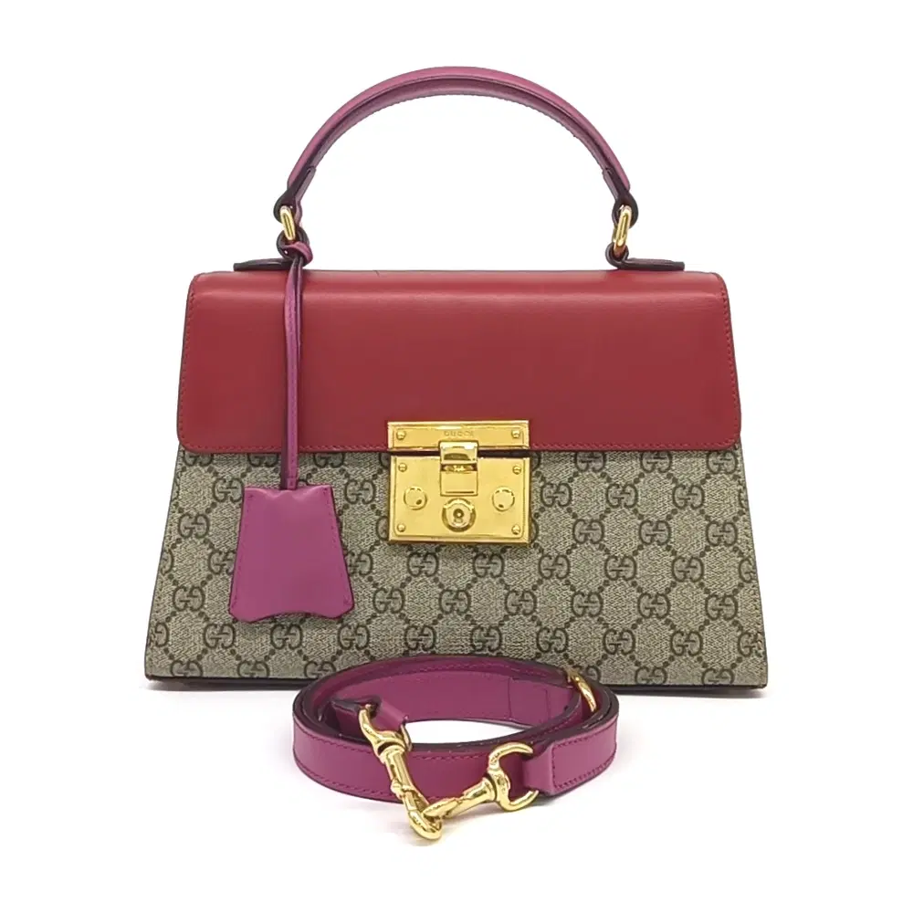 Gucci Padlock Supreme Tote and Shoulder Bag (453188)