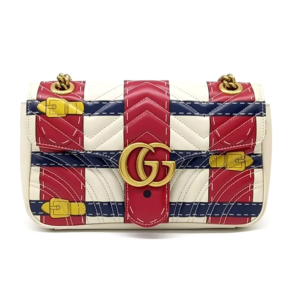 Gucci Marmont Matrasse Shoulder Bag (443497)
