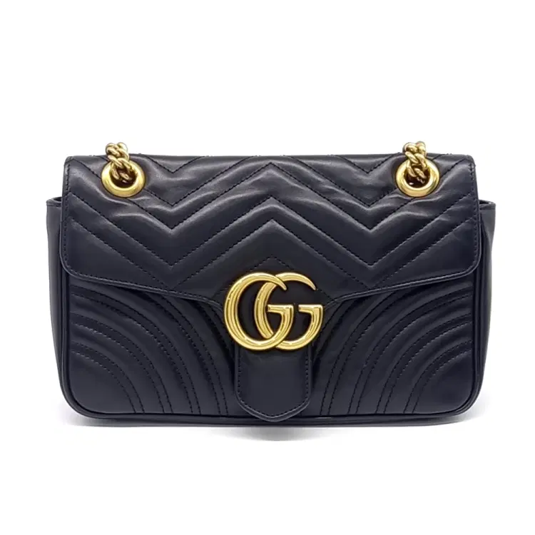 Gucci Marmont Matrasse Shoulder Bag (443497)-Hover-Image