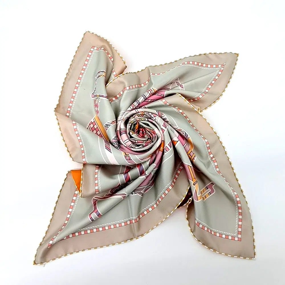Hermes silk scarf