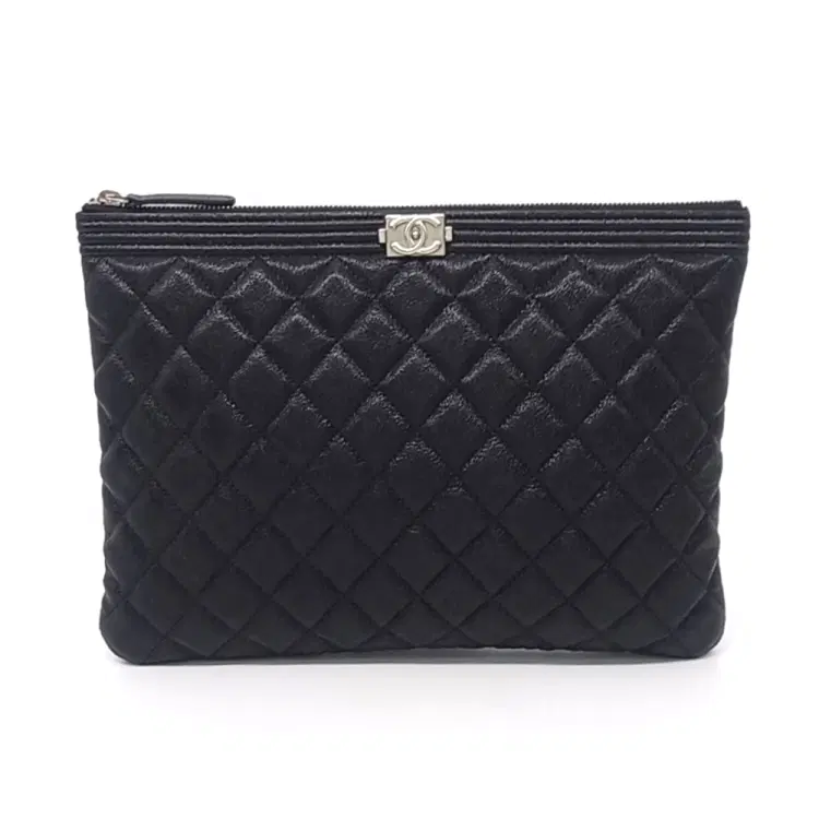 Chanel Caviar Boy Clutch New Medium-Hover-Image