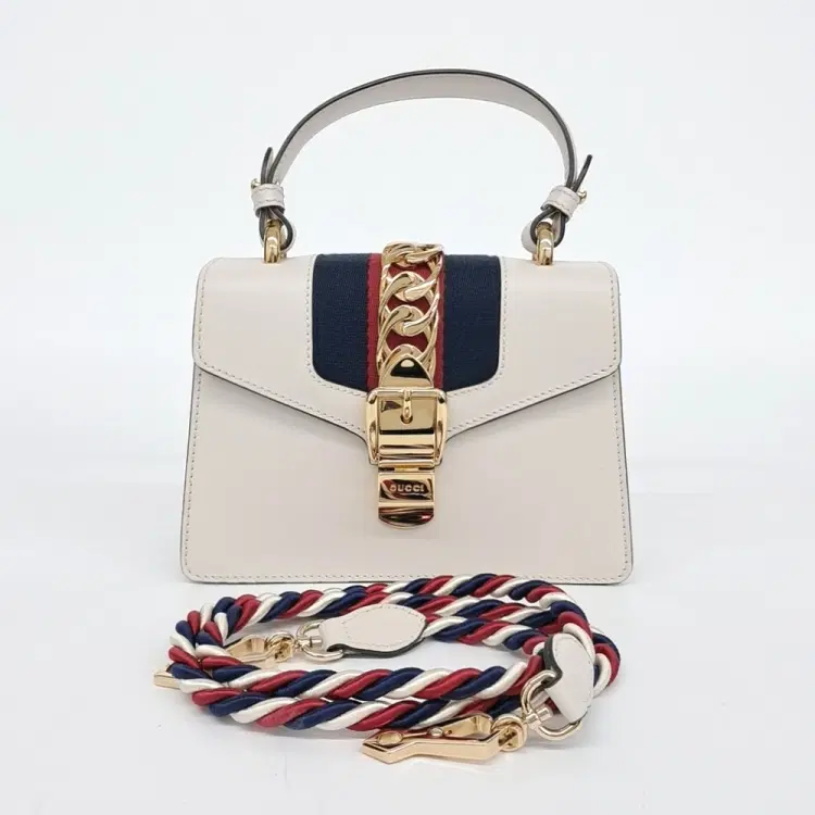 Gucci Sylvie Mini Tote and Crossbody Bag (470270)-Hover-Image