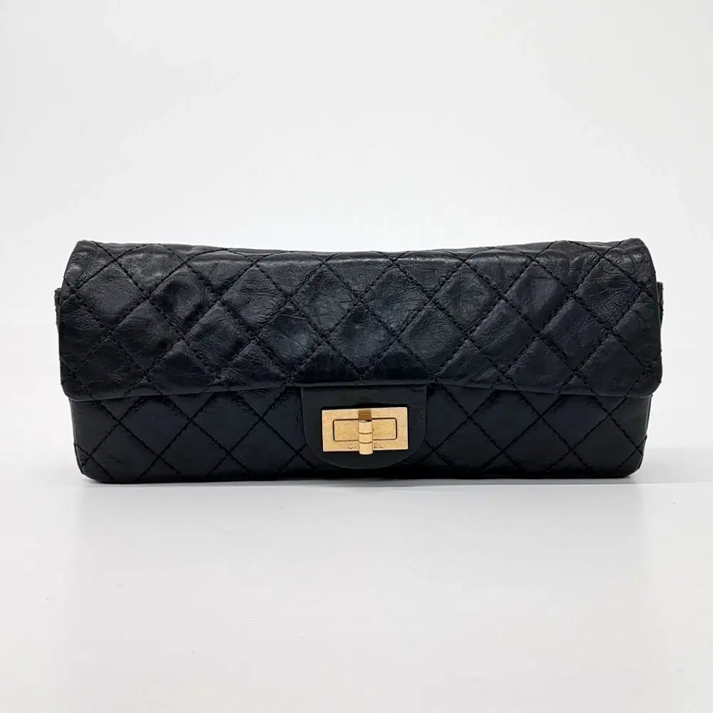 Chanel 2.55 Vintage Baguette Clutch and Shoulder Bag