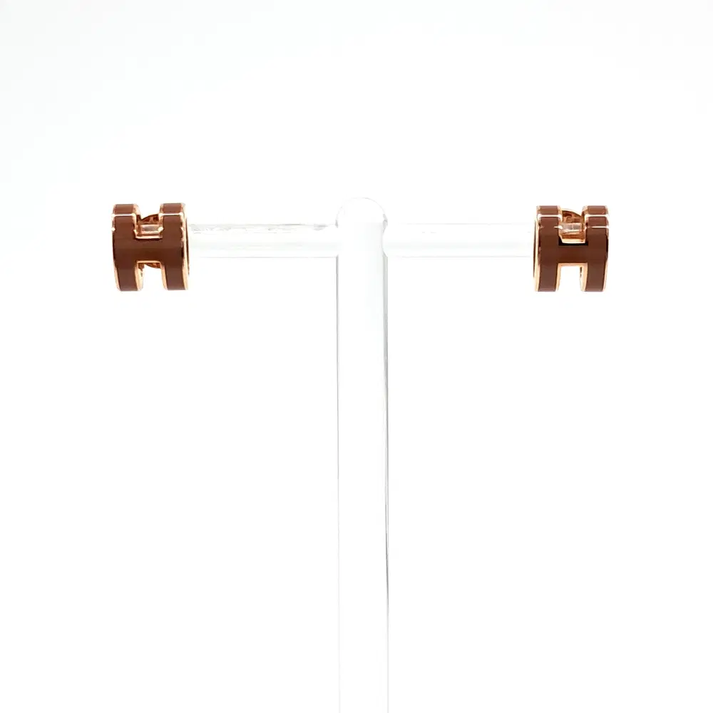Hermes Pop H logo earrings