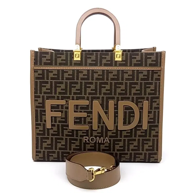 Fendi Sunshine Tote and Shoulder Bag (8BH386)-Hover-Image
