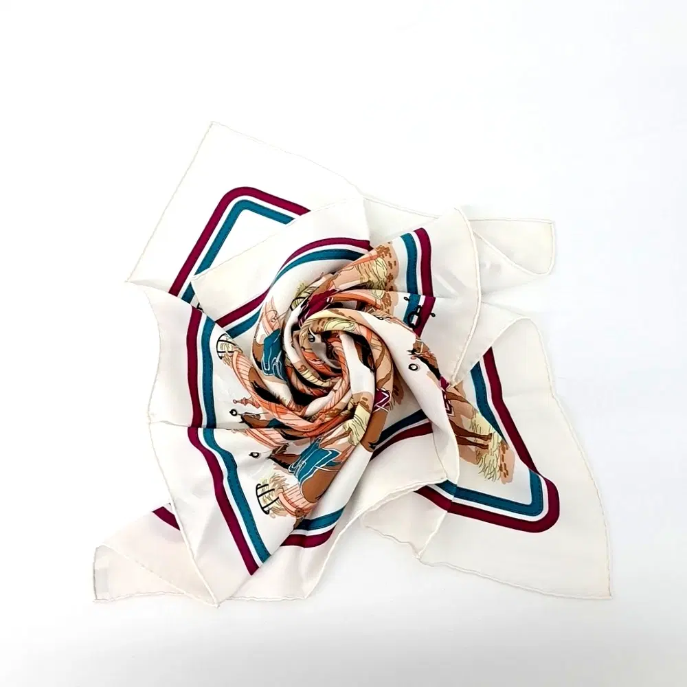 Hermes silk scarf