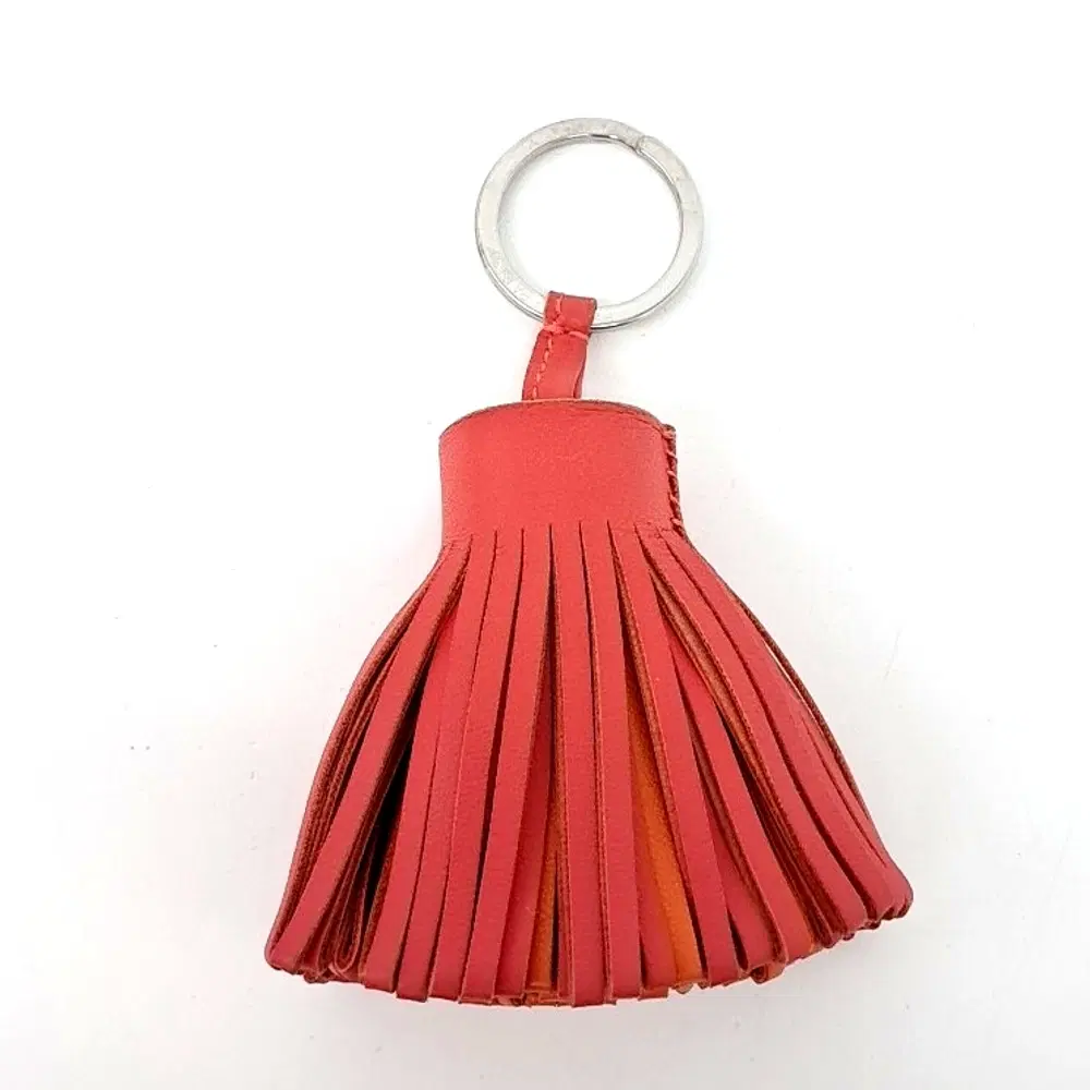 Hermes Carmen tassel keyring