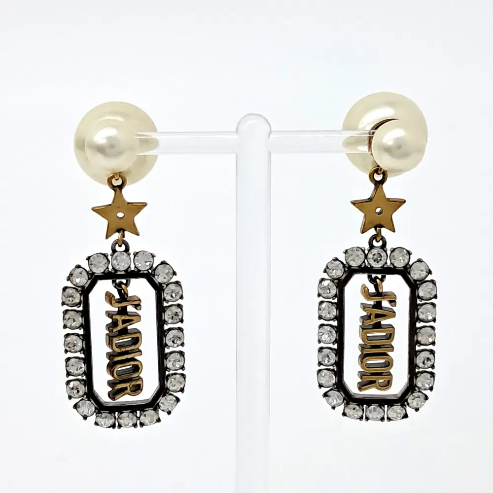 Christian Dior tribal earrings