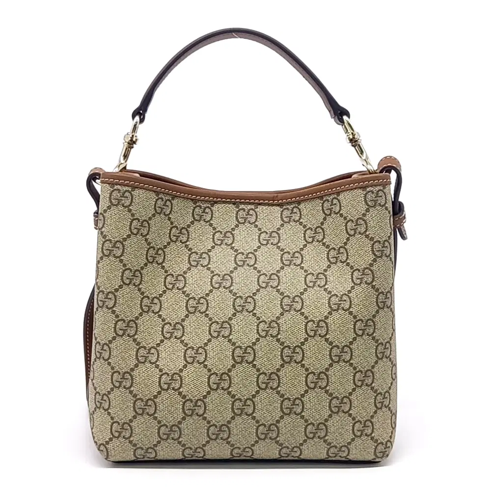 Gucci GG Emblem Small Bucket Bag (815118)