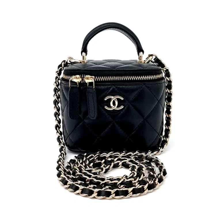 Chanel Vanity Top Handle Mini Crossbody Bag-Hover-Image