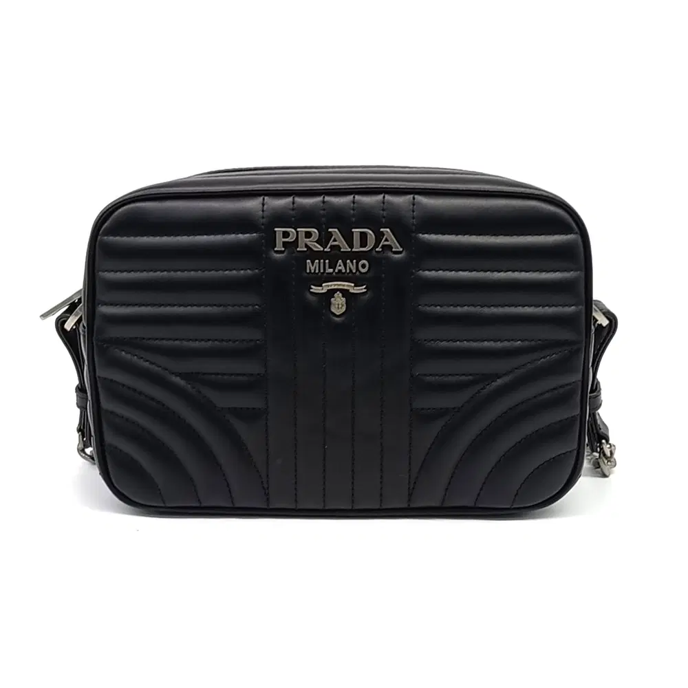 Prada Soft Calf Diagram Crossbody Bag (1BH083)
