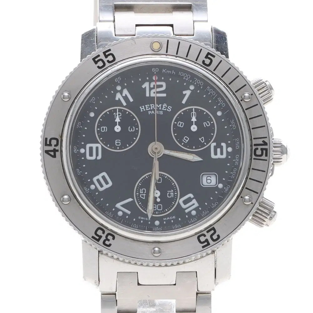 Hermès Clipper Chrono Steel Watch (Cl2.910)