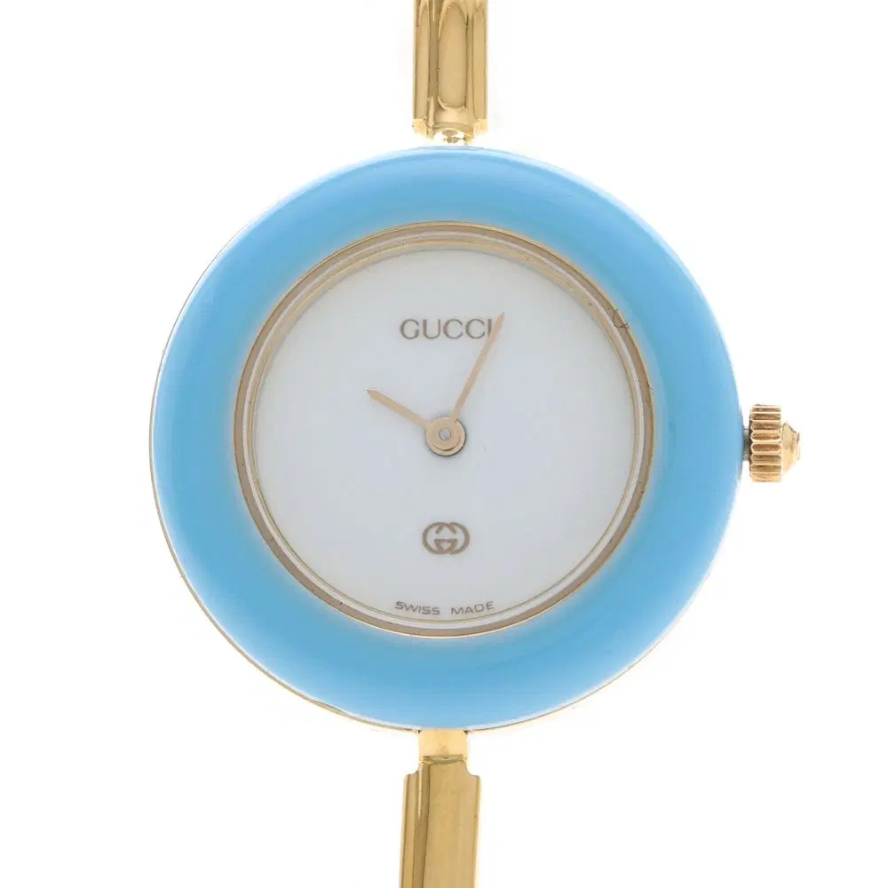 Gucci Change Bezel Gold Plated Watch (11/12)