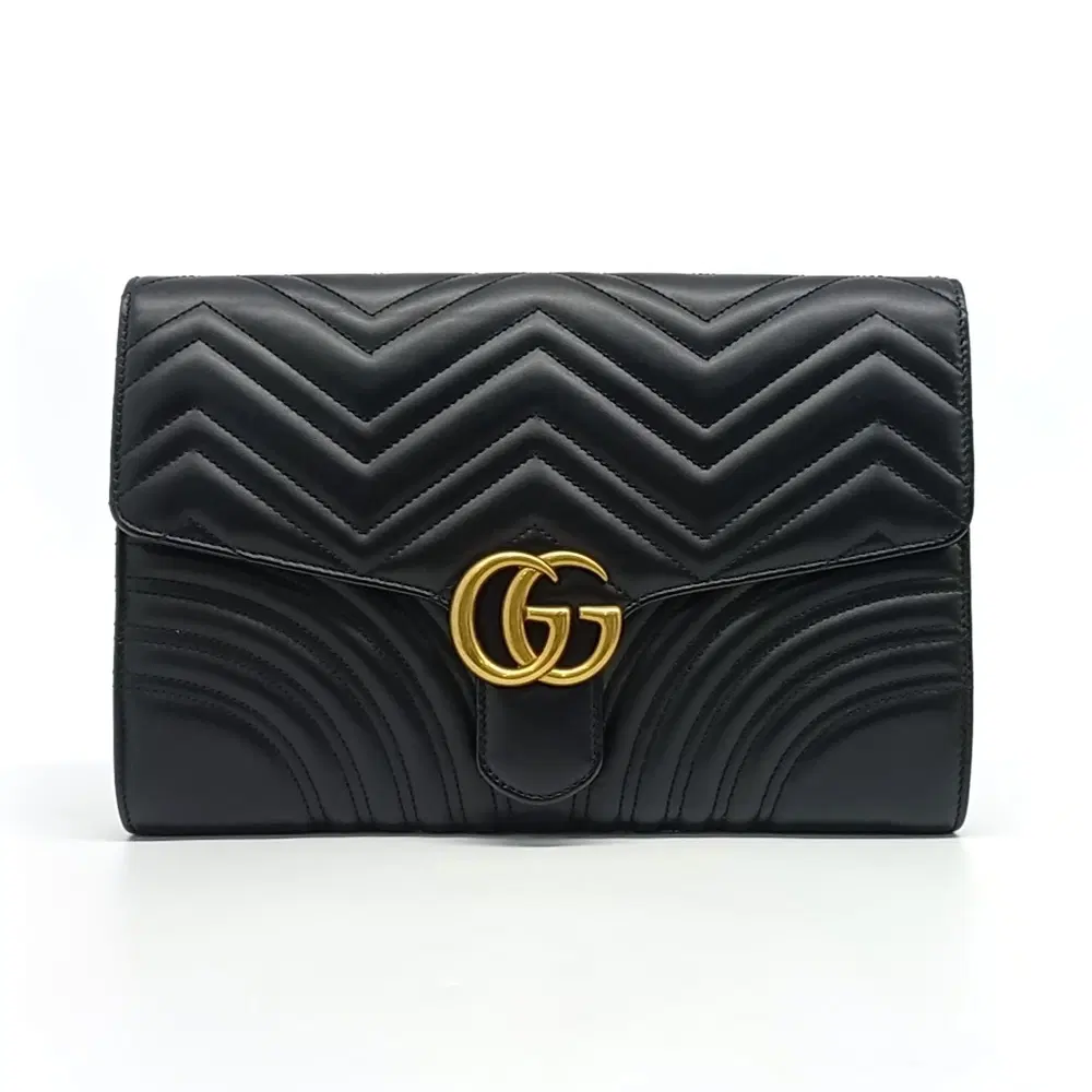 Gucci Marmont Matelassé Clutch (498079)