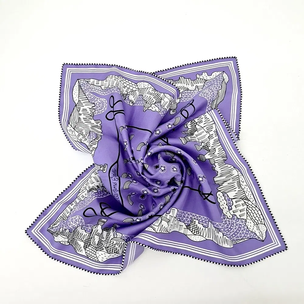 Hermes silk scarf