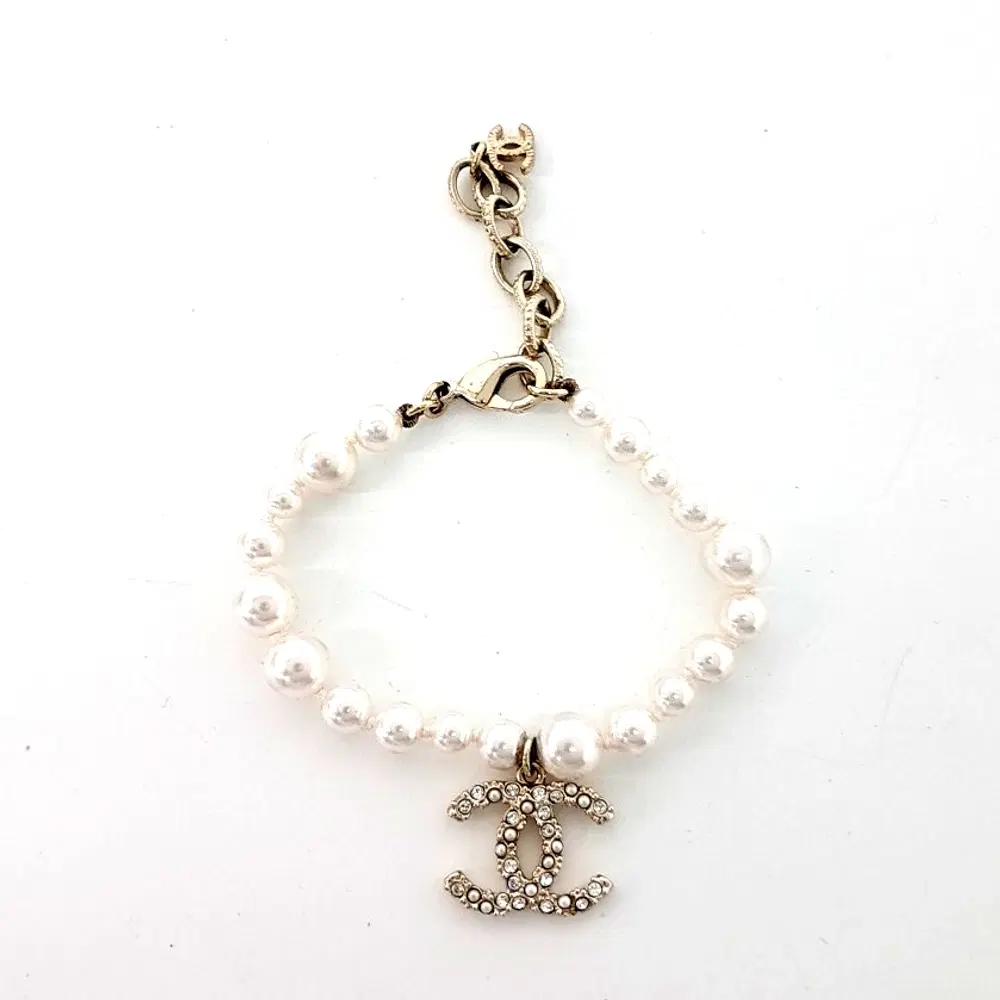 Chanel pearl-embellished bracelet