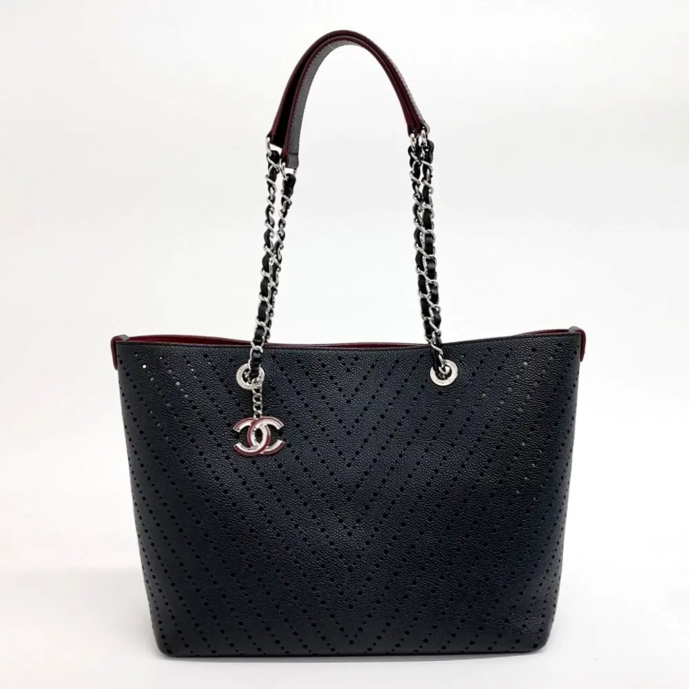 Chanel Purpo Chevron Chain Shoulder Bag