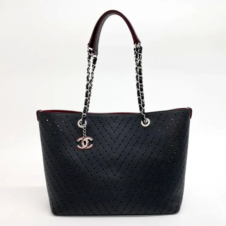 Chanel Purpo Chevron Chain Shoulder Bag-Hover-Image