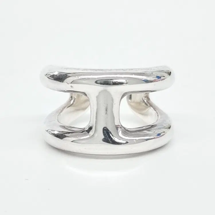 Hermes Silver Osmos Ring-Hover-Image