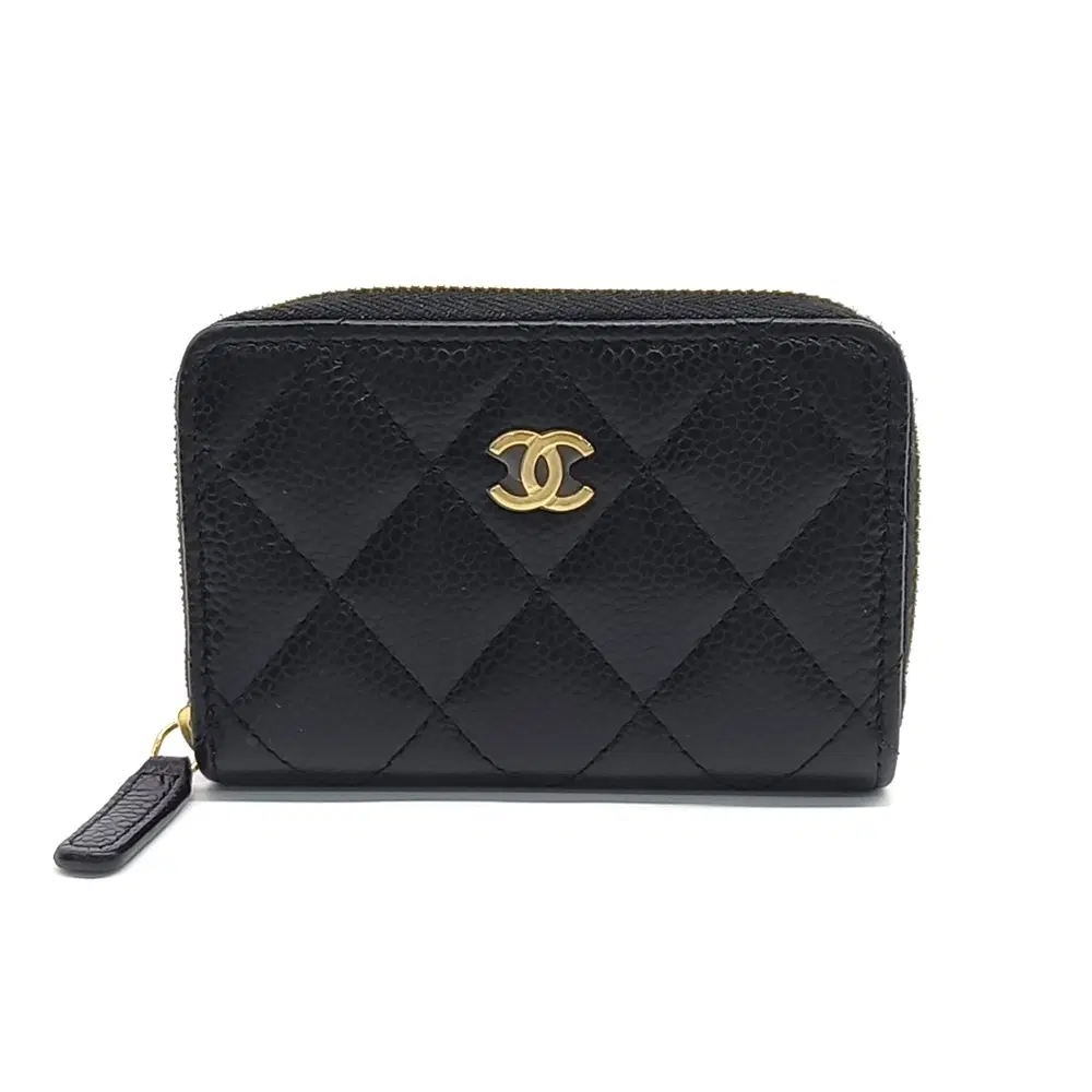 Chanel Caviar Card Holder AP0216