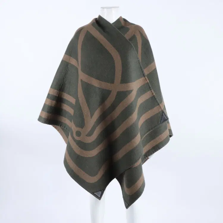 Hermes Voltage Double Face Poncho-Hover-Image