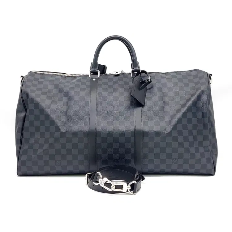 Louis Vuitton Graphite Bandoulière Keepall 55 N41413-Hover-Image