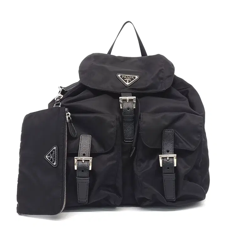 Prada Re-Nylon Two-Pocket Backpack-Hover-Image