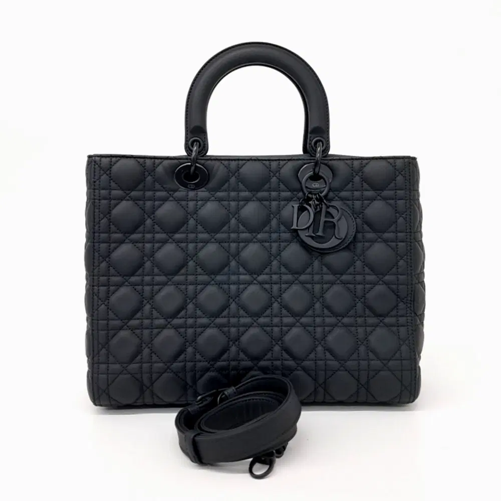 Christian Dior Ultramatte Cannage Lady Bag Large