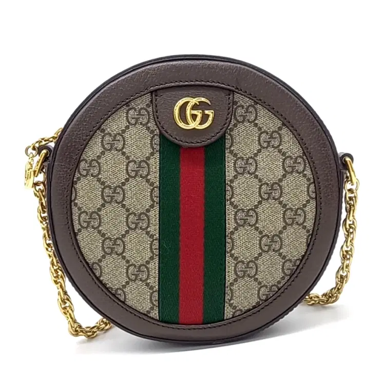 Gucci Ophidia Mini GG Round Shoulder Bag (550618)-Hover-Image