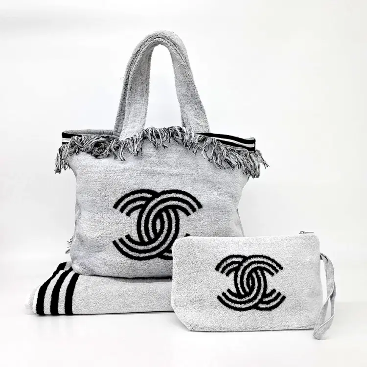 Chanel Beach Bag + Towel Set-Hover-Image