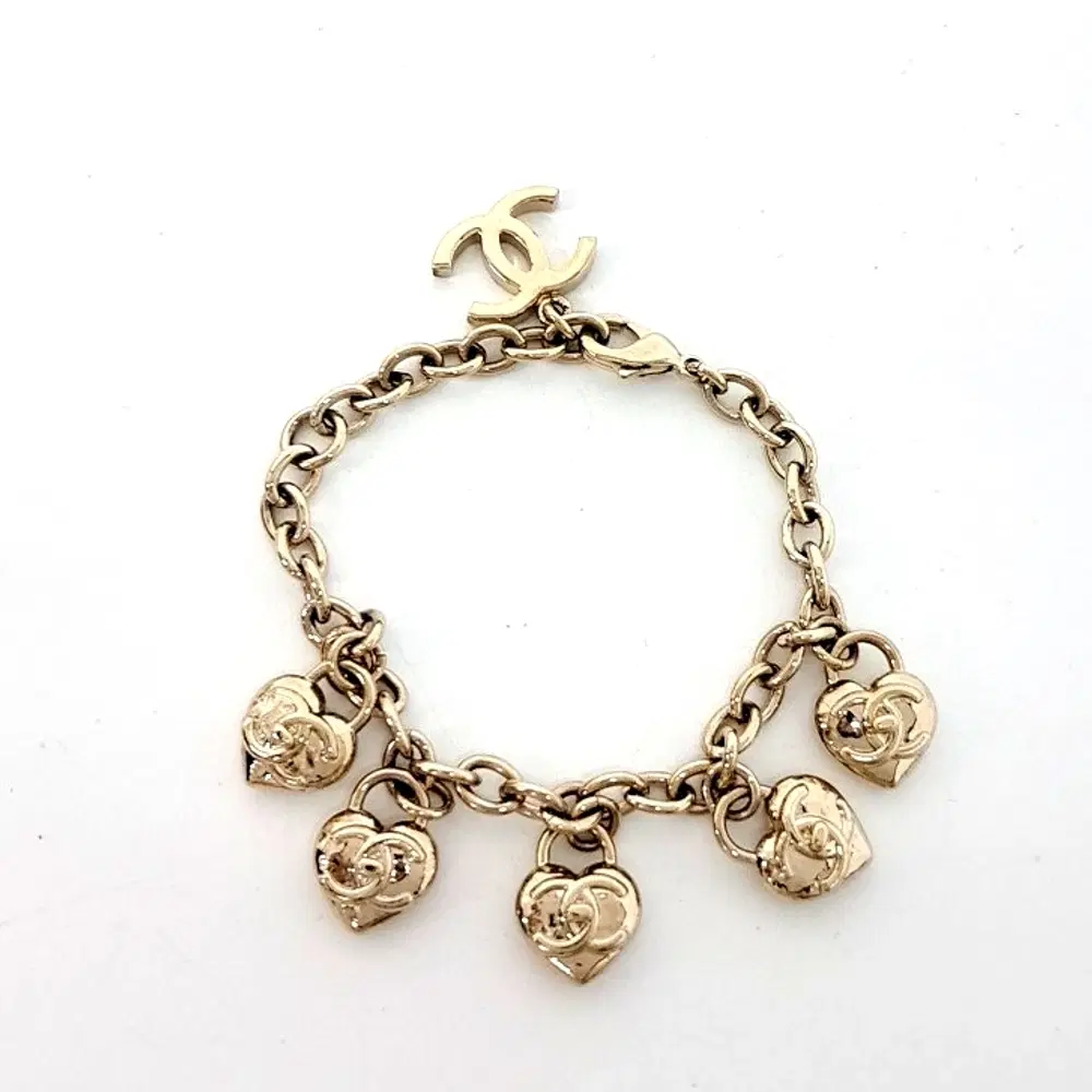 Chanel heart-embellished bracelet