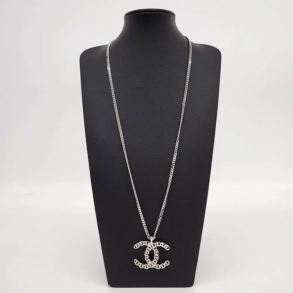 Chanel logo necklace