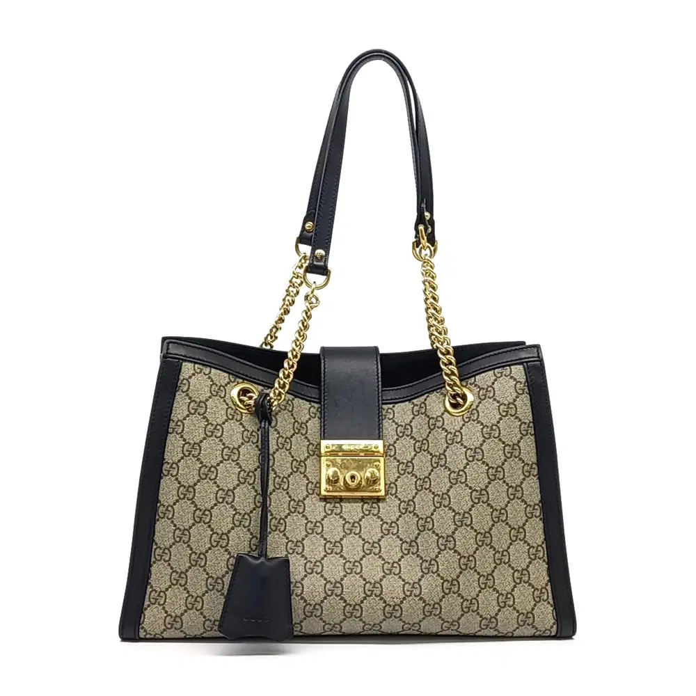 Gucci Supreme Padlock Shoulder Bag (479197)