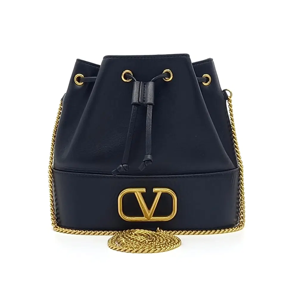 Valentino V-logo chain bucket bag