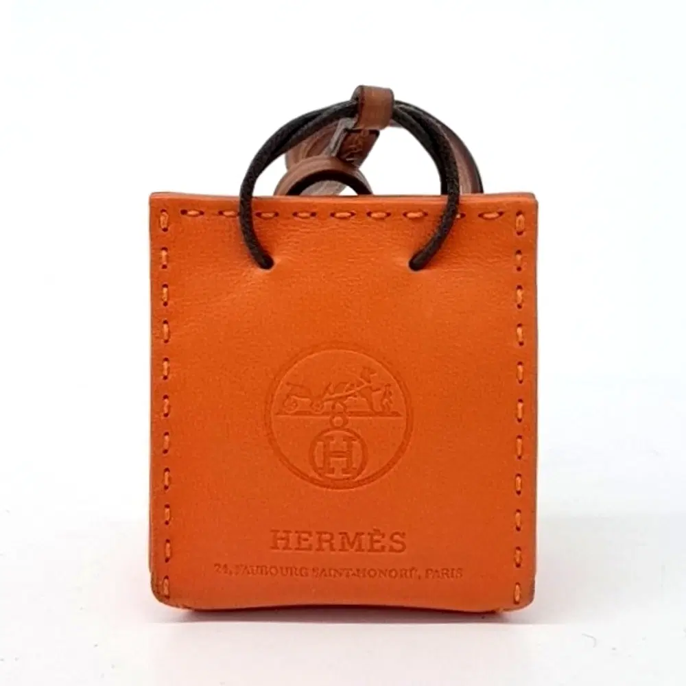 Hermes Sac Orange Bag Charm (D)