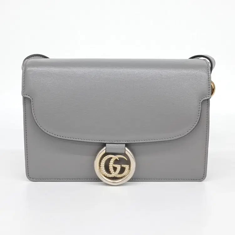 Gucci GG Ring Leather Shoulder Bag (589471)-Hover-Image